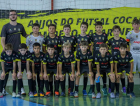 Anjo Futsal sub-11 termina primeiro turno na liderança do quadrangular em competição estadual