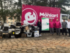 Super Moniari doa 300 quilos de equipamentos eletrônicos ao Bairro da Juventude
