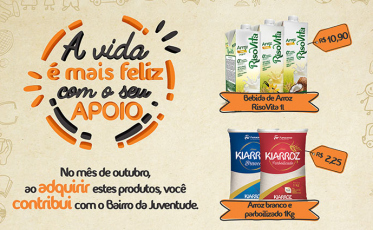 Fumacense alimentos na campanha SuperAção de Outubro