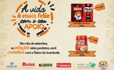 Pilão e Damasco chegam a campanha SuperAção de Setembro