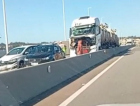 Engavetamento com oito veículos bloqueia trânsito na ponte Anita Garibaldi em Laguna 