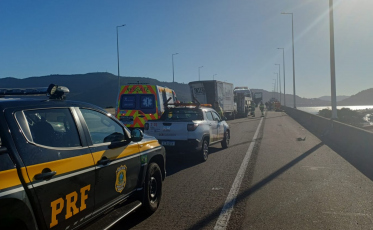 Ponte Anita Garibaldi tem trânsito liberado no sentido Sul da BR-101
