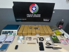 Abordagem a motorista revela estufa, cocaína, haxixe e 17 kg de drogas em Criciúma