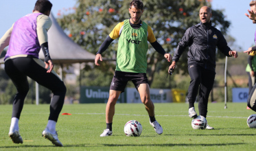 Eduardo Baptista é liberado de treino; César Martins também foi ausência da atividade