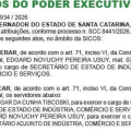 Jorginho nomeia Leodegar secretário de industria e comércio