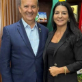 (VIDEO) Prefeita do MDB do Sul declara apoio para o governador Jorginho