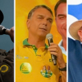 Renan, Flávio e Lula em Santa Catarina