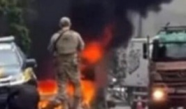 Morro dos Cavalos: dois acidentes e parou tudo