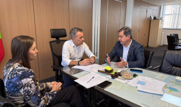 Vaguinho acerta com Grando o convênio para revitalizar rodovia Otávio Dassoler e estadualizar o Anel Viário