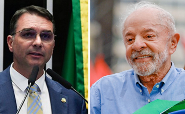 Datafolha: Flávio continua na frente de Lula, mas diferença diminui 