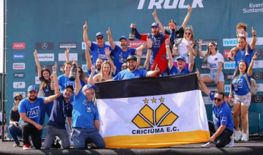 Danilo Alamini segue a rotina de pódios na Copa Truck