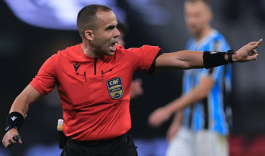 Alex Gomes Stefano apita Criciúma x Fortaleza