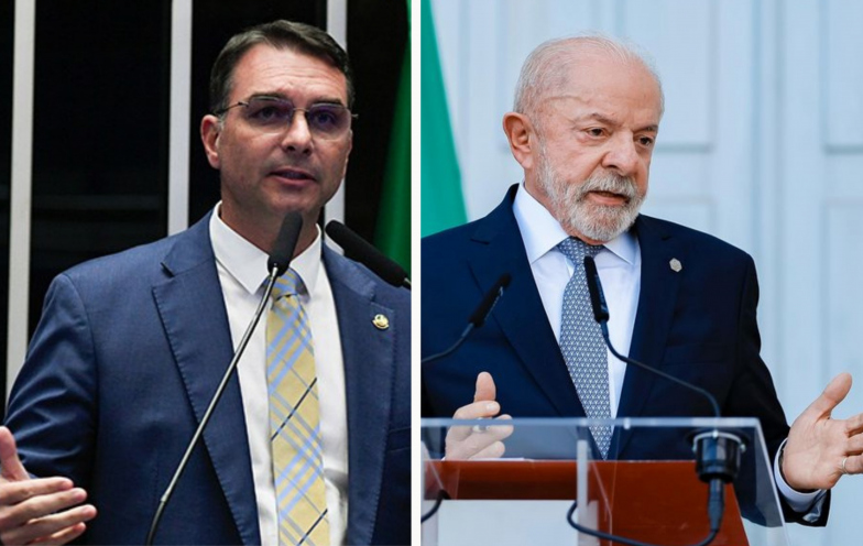 DataFolha: Flávio e Lula empatam com 50% dos votos válidos