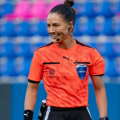 Daiane Muniz apita Athletic x Criciúma
