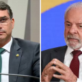 Flávio passa Lula na véspera da 
