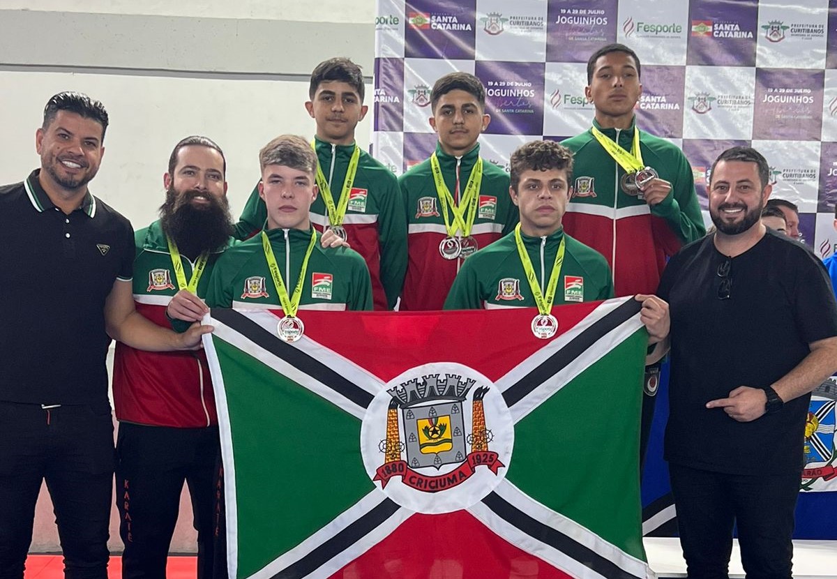 Criciúma conquista medalhas de ouro nos Joguinhos Abertos de Santa Catarina