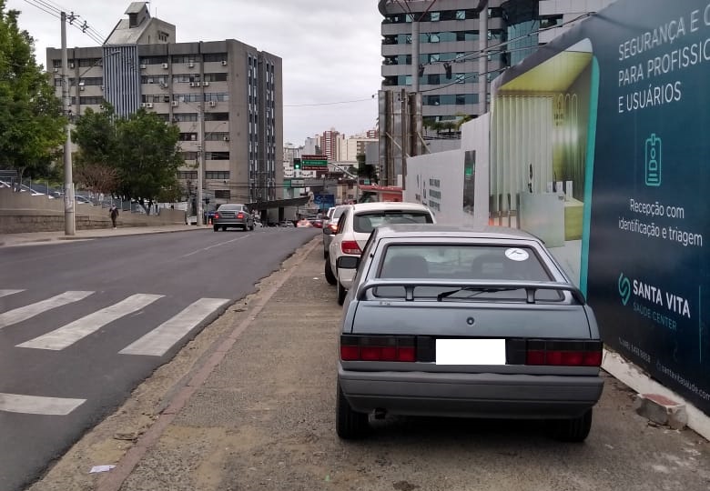 Quais são os locais proibidos de estacionar?